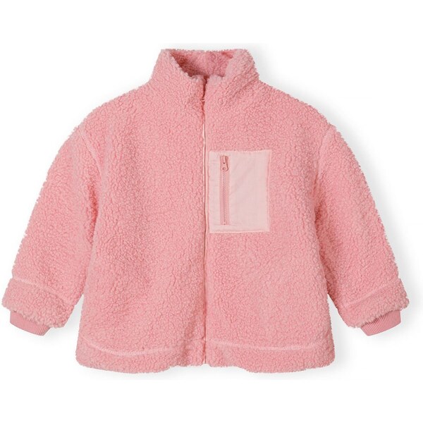 MINOTI Tepláková bunda svetloružová 54280927