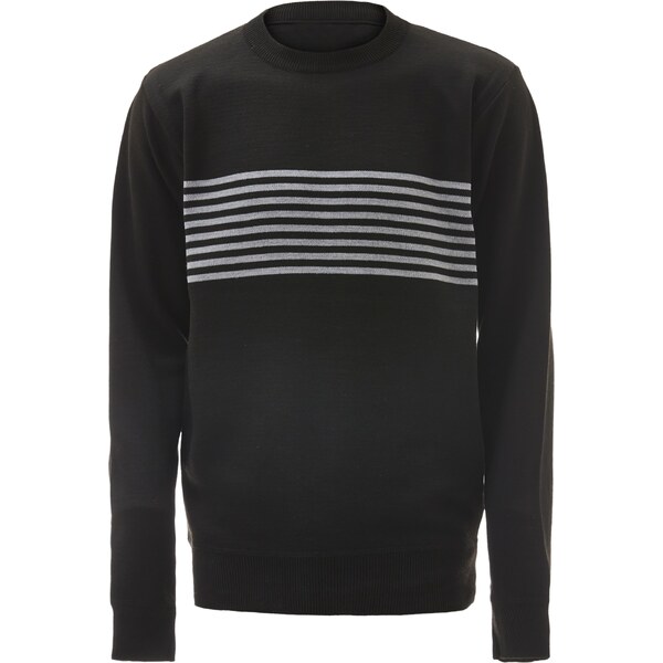 FUMO Sveter svetlosivá / čierna 54285056