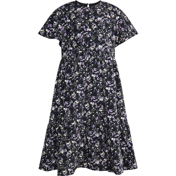 DreiMaster Vintage Šaty béžová / tmavozelená / fialová / čierna 54293042