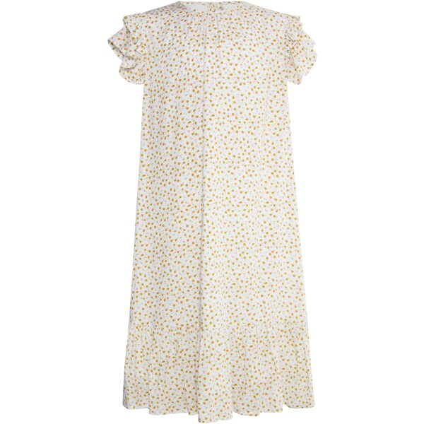 DreiMaster Vintage Šaty tyrkysová / horčicová / biela 54293100