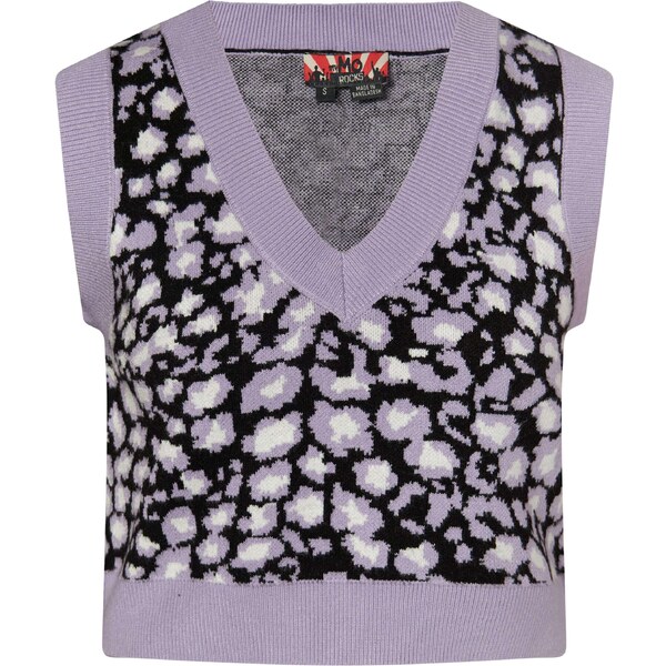 myMo ROCKS Sveter levanduľová / čierna / biela 54294665