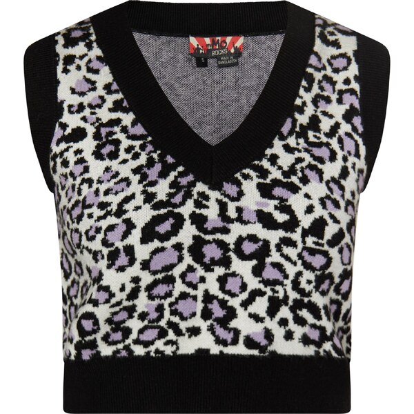 myMo ROCKS Sveter béžová / čierna / biela 54294670