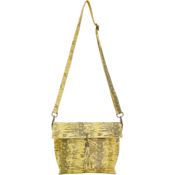 FELIPA Taška cez rameno pastelovo žltá / čierna 54297485