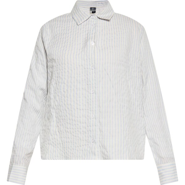 DreiMaster Maritim Blúzka svetlomodrá / biela ako vlna 54304808