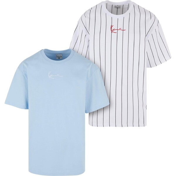 Karl Kani Tričko Essential modrá / červená / čierna / biela 54308943