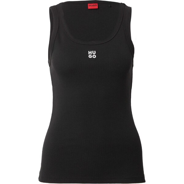HUGO Top Datamia čierna / biela 50336839
