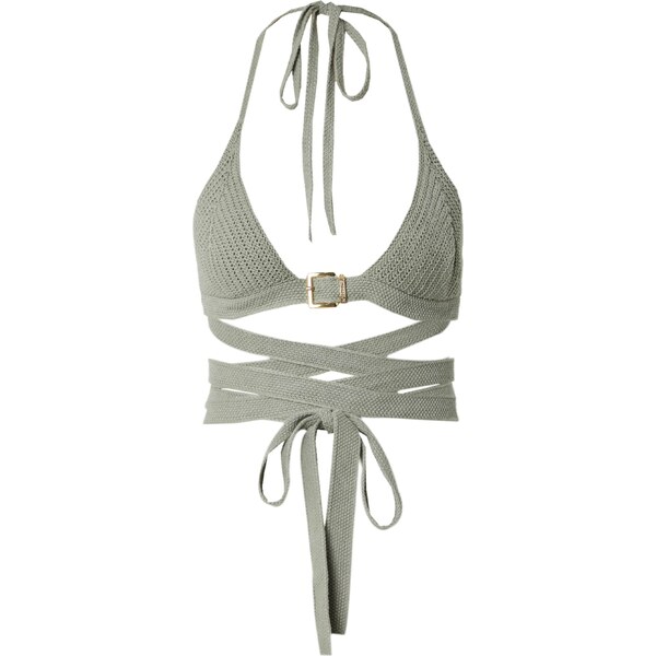 Hoermanseder Vyšívaný top Betty zlatá / tmavozelená 52151883