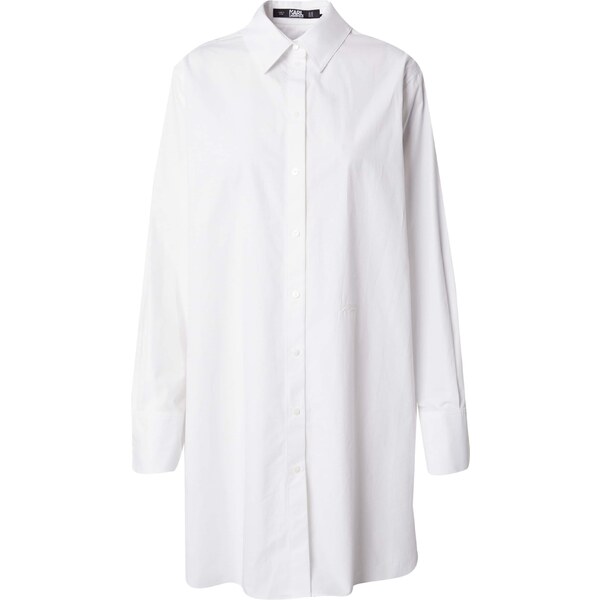 Karl Lagerfeld Blúzka čierna / priehľadná / šedobiela 65643050