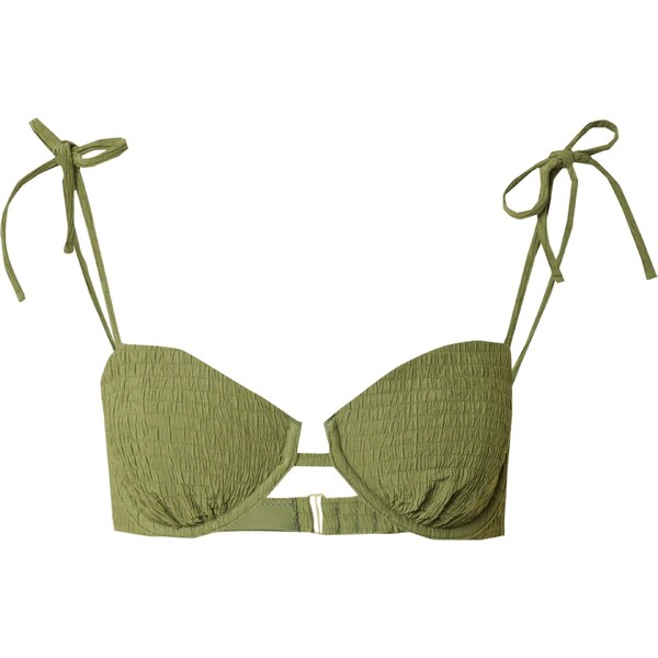 Abercrombie & Fitch Bikinový top olivová 54293718