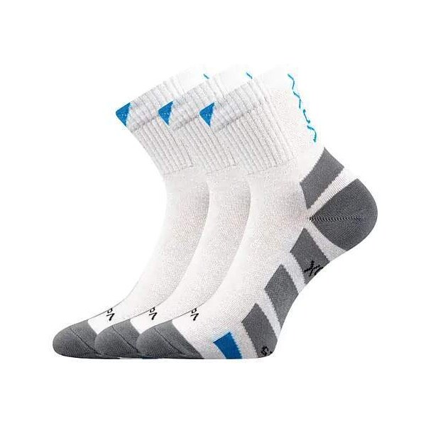 GASTL športové ponožky so striebrom VoXX Biela 39-42 3 páry 47679131