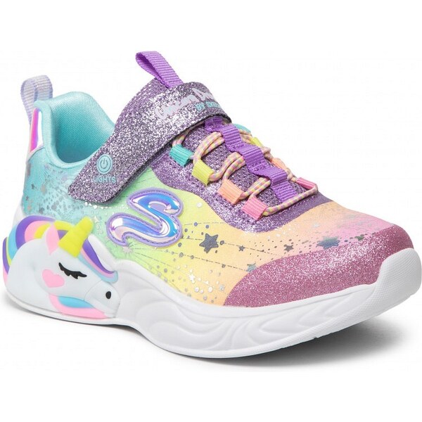Detské tenisky Skechers Unicorn Dreams 302311L/PRMT Svietiace 50123350