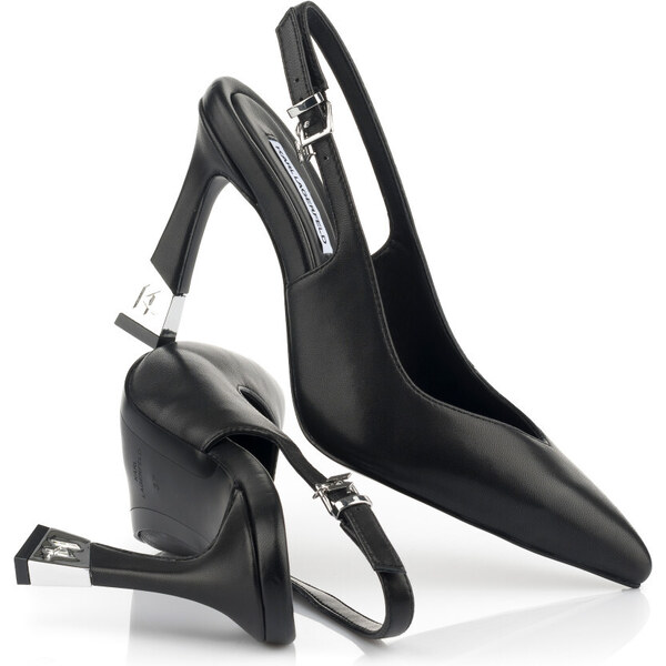 LODIČKY KARL LAGERFELD PREMIERE 90 SLING BACK PUMP 50130542