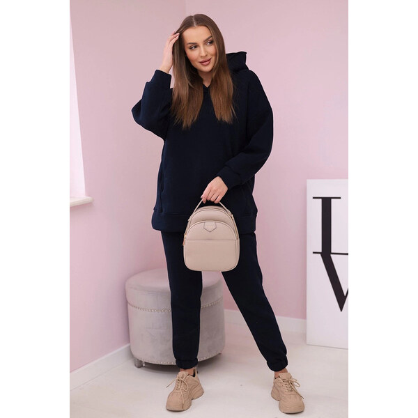 Kesi Dámska tepláková súprava s kapucňou Paris tmavomodrá, Farba 35678657