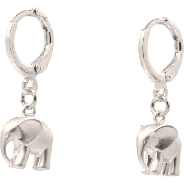 Fräulein Wunder Náušnice Elefant strieborná 54319464