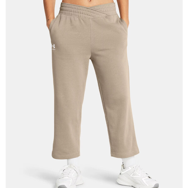 Under Armour Rival Terry Crop Wide Leg Womens Sweatpants 64779137