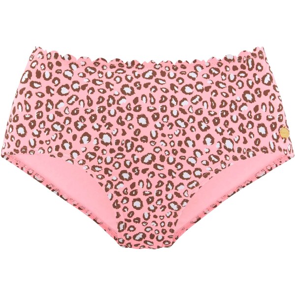 LASCANA Bikinové nohavičky hnedá / sivá / lososová 54232040