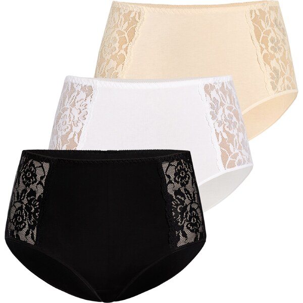 TEYLI Nohavičky Loren krémová / čierna / šedobiela 54284103