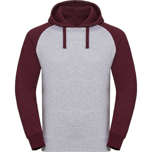 Bluza z kapturem Authentic Hooded Baseball Sweat Russell 53200657