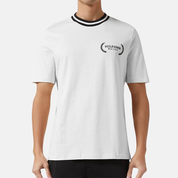 Pánské bílé triko Tommy Hilfiger 55738 50173128