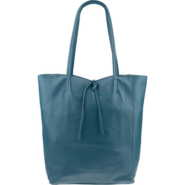 Modrá kožená talianska kabelka Annalisa Petroleo NovaKabelka.sk 37462311