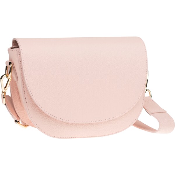 Ružová kožená talianska crossbody kabelka Ramona Rosa NovaKabelka.sk 50174338