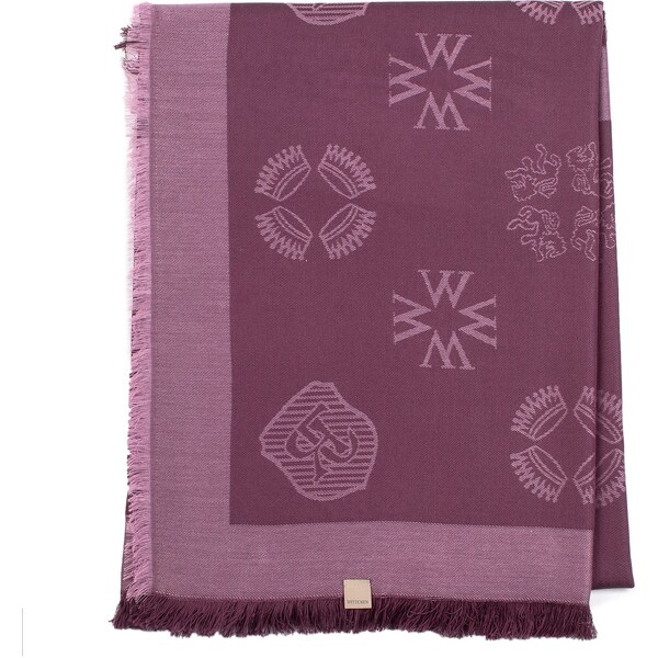 Wittchen Dámska monogramová tkaná bambusová šatka 97-7D-002-V 53858534