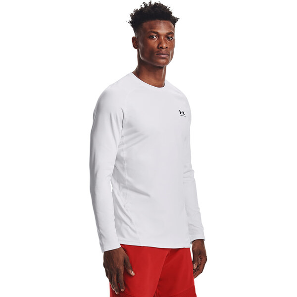 Tričko Under Armour Cg Armour Fitted Crew White M 50201744