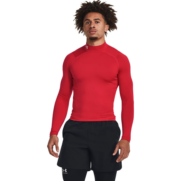 Tričko Under Armour Cg Armour Comp Mock Red XL 50201747