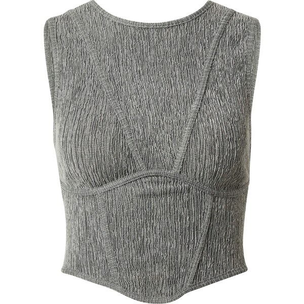 OUT OF ORBIT Top Sila sivá melírovaná 50867868