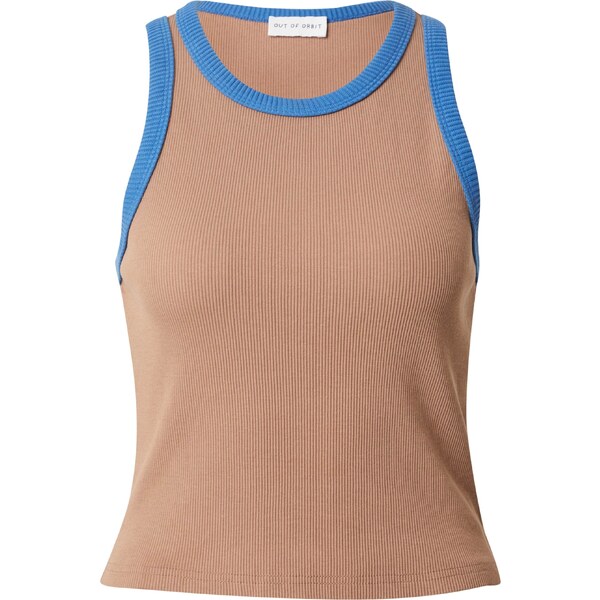 OUT OF ORBIT Top Maja farba ťavej srsti / kráľovská modrá 50867869