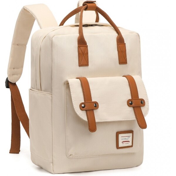KONO Ruksak - na každý deň, odľahčený, béžovo/hnedý 54758254
