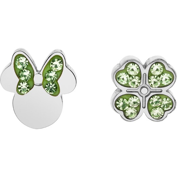 Disney Trblietavé oceľové náušnice kôstky Minnie Mouse E600205RGL.CS 66584318