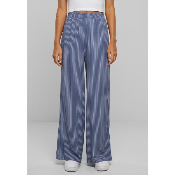 Urban Classics Womens Viscose Resort Trousers - Striped 50642402