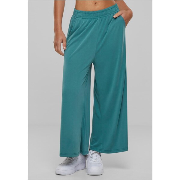 Urban Classics Womens sweatpants Modal Culotte - blue 50669399
