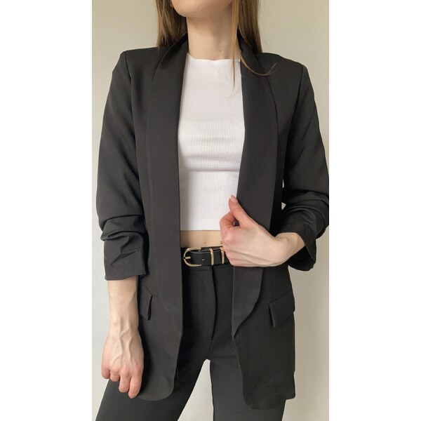 modnenakupy.sk Dámske čierne sako NATES 50206831