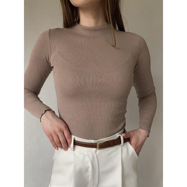 modnenakupy.sk Dámske rebrované tričko BASICO 50206836