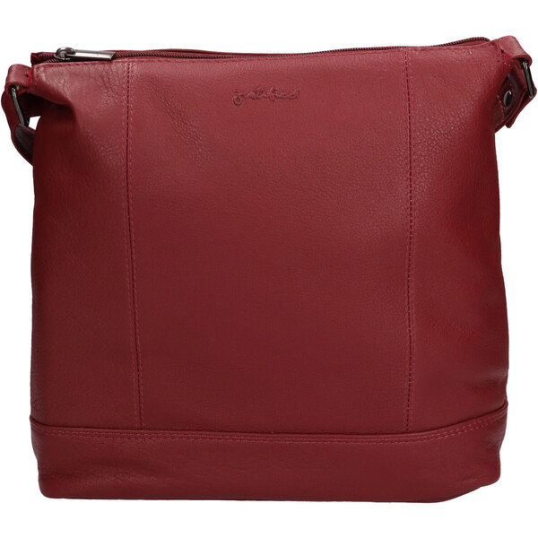 Dámska kožená crossbody kabelka Justified Magda - vínová 50207969
