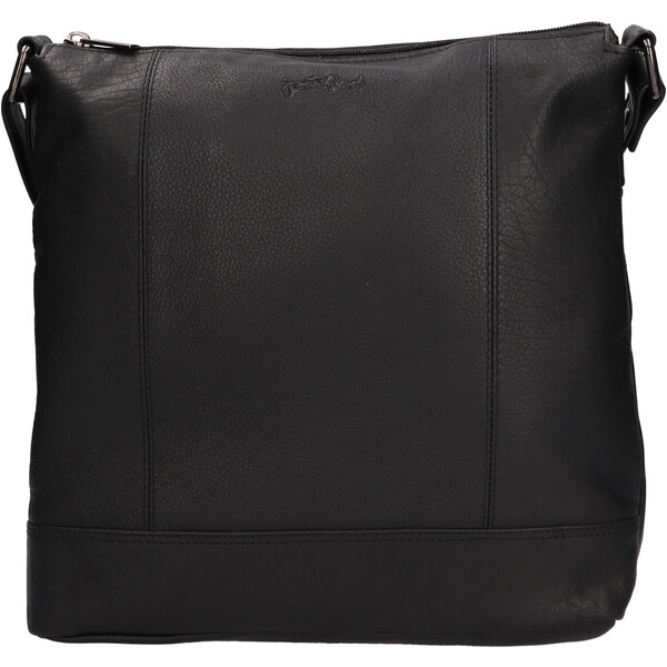 Dámska kožená crossbody kabelka Justified Magda - čierna 48227120