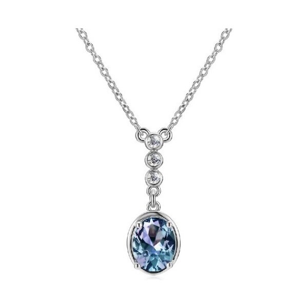 Royal Fashion strieborný náhrdelník pozlátený 18k bielym zlatom 56549806