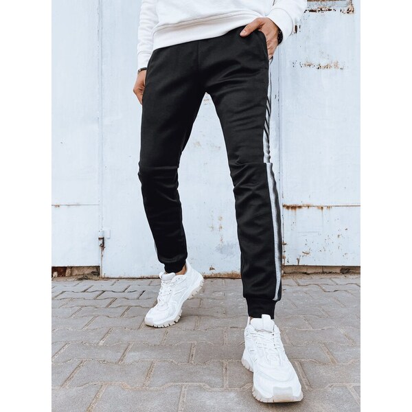 Dstreet Pohodlné čierne trendy tepláky 50218091