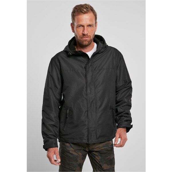Brandit Black windbreaker with front zipper 50652590
