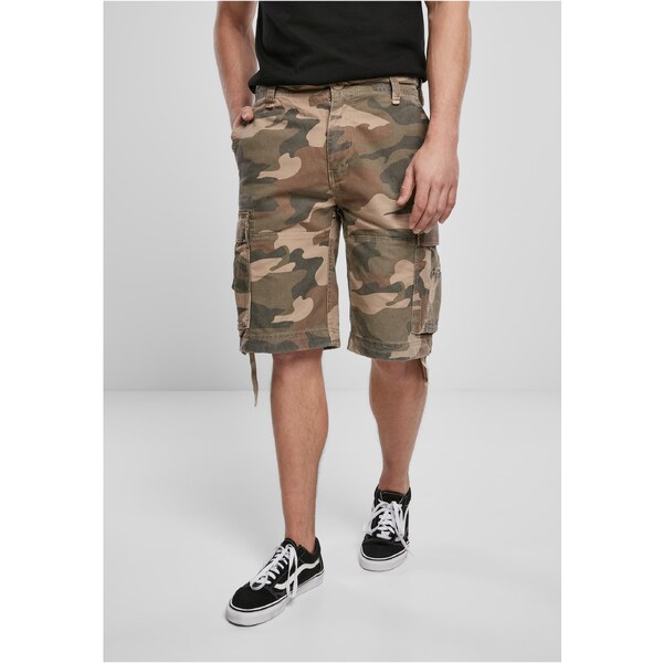 Brandit Mens Vintage Cargo Shorts - Forest/Camouflage 50647749