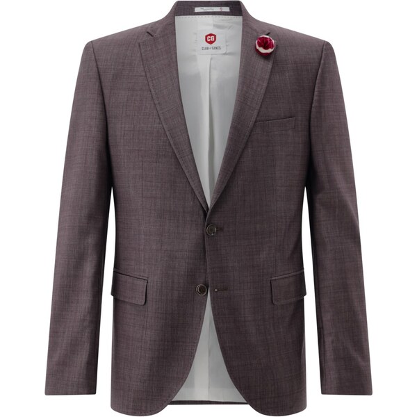 Pánske bordové oblekové sako CLUB OF GENTS slim fit 50222937