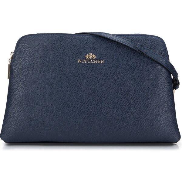 Dámska klasická dvojkomorová kožená crossbody kabelka Wittchen 29-4E 66065330