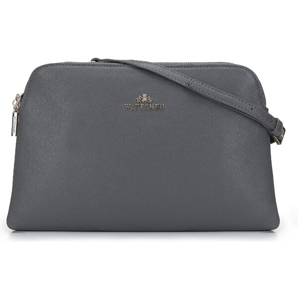 Dámska klasická dvojkomorová kožená crossbody kabelka Wittchen 29-4E 66065320