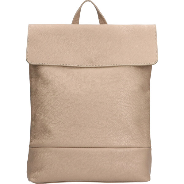 Dámsky kožený batoh Italia Jenny - béžová 24847390