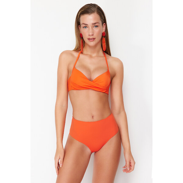 Trendyol Red High Waist Hipster Bikini Bottom 64778668