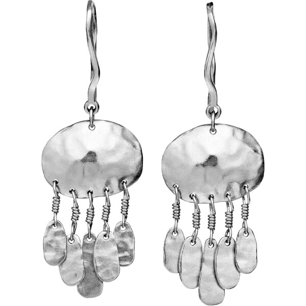 Maanesten Náušnice Ursa strieborná 54279230