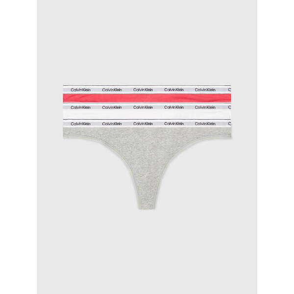Dámske tangá 3Pack 000QD5209E NP4 Multicolour - Calvin Klein 50260640