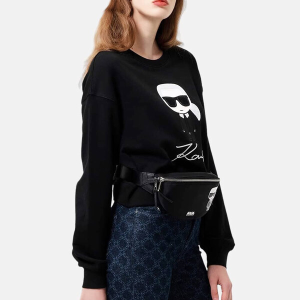 Dámská zkrácená mikina Karl Lagerfeld Ikonik 55731 50263519